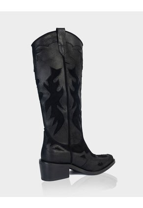 Bota Texana Dakota Cuero Negro