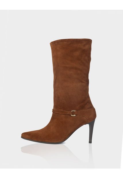 Bota Versatta Cuero Ante Canela