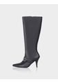 Bota Tiara Cuero Negro de Stivali