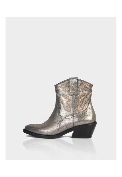 Botin Alamo Cuero Folia Plomo