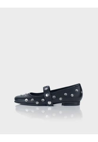 Zapato Bailarina Allegra Cuero Negro Stivali