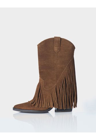 Texana Zahon Gamuza Caramelo Stivali