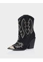 Bota Texana Wonder Gamuza Negro de Stivali