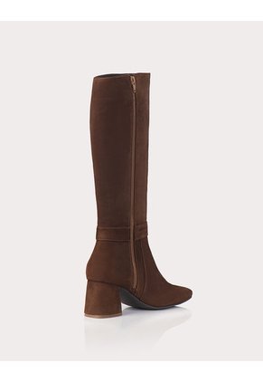 Bota Vitalia Cuero Ante Canela