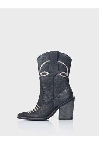 Texana Mistica Cuero Negro Stivali