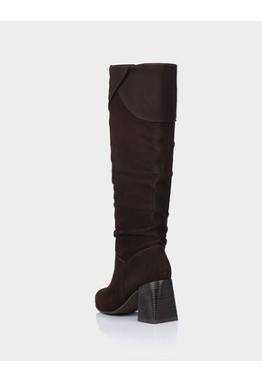 Bota Berna Cuero Ante Cafe