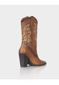 Bota Texana Zaragoza Cuero Miel de Stivali