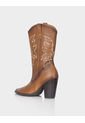 Bota Texana Zaragoza Cuero Miel de Stivali