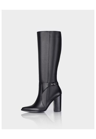 Bota Odeth Cuero Negro Stivali