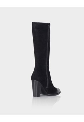 Bota Noa Charol X Cuero Ante Negro