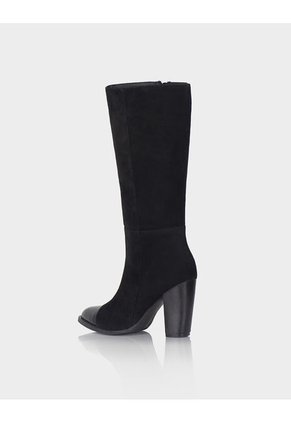 Bota Noa Charol X Cuero Ante Negro