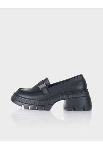 Mocasin Zenda Cuero Negro Stivali