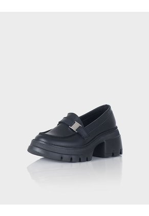 Mocasin Zenda Cuero Negro