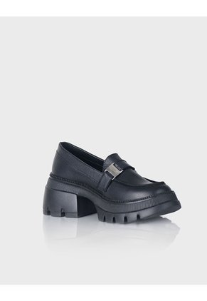 Mocasin Zenda Cuero Negro