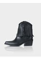 Botin Texana Sonora Flecos Negra de Stivali