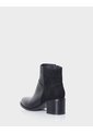 Botin Bianca Cuero Negro de Stivali