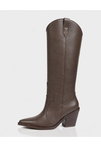 Bota Texana Cameron Cuero Cafe Stivali