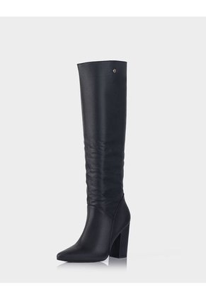 BOTA MAGGIE CUERO NEGRO