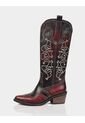 Texana Charlotte Brush Of Rojo de Stivali