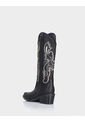 Texana Devi Cuero Craquelado Negro de Stivali