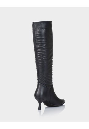 Bota Franca Cuero Negro