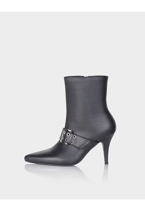 Botin Tiffani Cuero Negro
