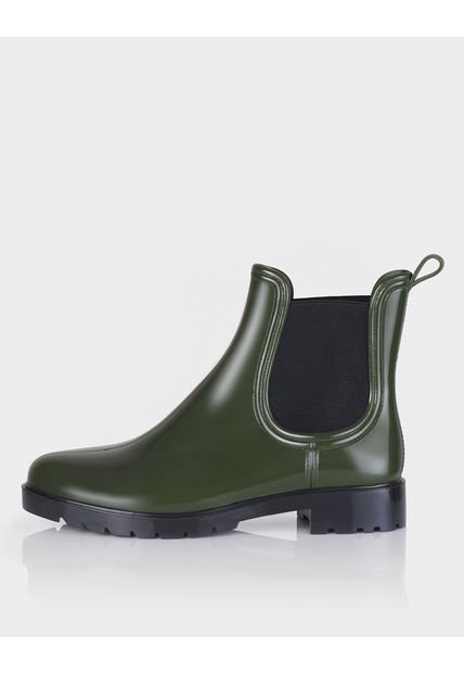 Botin De Lluvia Drizzle Verde Militar