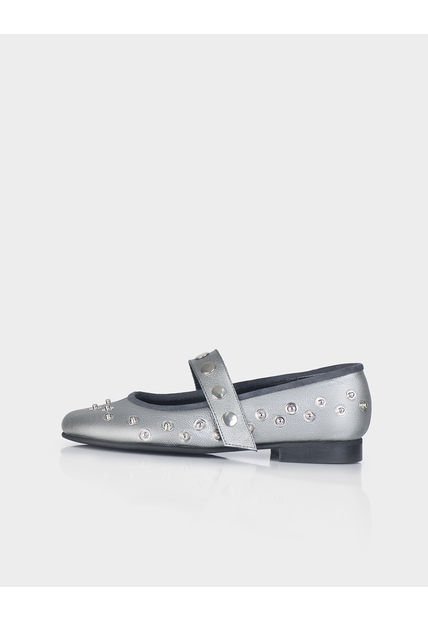 Zapato Bailarina Allegra Cuero Fusil