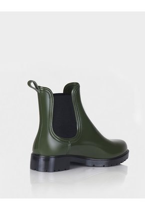 Botin De Lluvia Drizzle Verde Militar
