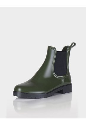 Botin De Lluvia Drizzle Verde Militar