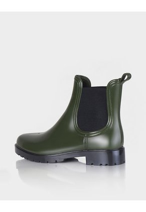 Botin De Lluvia Drizzle Verde Militar