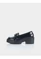 Mocasin Cloe Charol Negro de Stivali