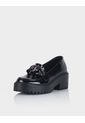 Mocasin Cloe Charol Negro de Stivali