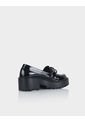 Mocasin Cloe Charol Negro de Stivali