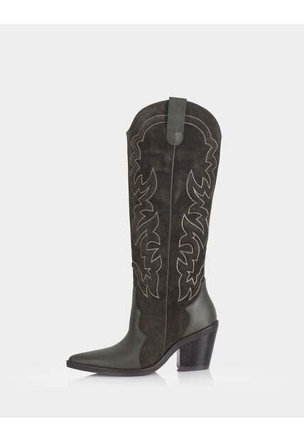 Texana Nebraska Cuero Napa * Ante Verde Oliva