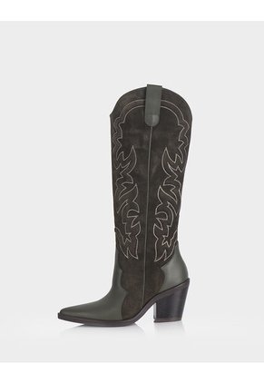 Texana Nebraska Cuero Napa * Ante Verde Oliva