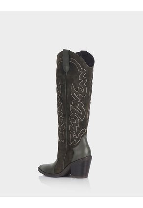 Texana Nebraska Cuero Napa * Ante Verde Oliva