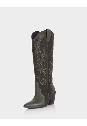 Texana Nebraska Cuero Napa * Ante Verde Oliva