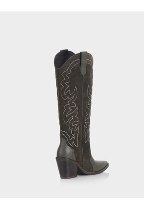 Texana Nebraska Cuero Napa * Ante Verde Oliva