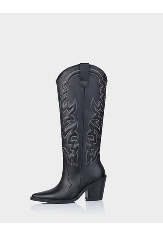 Texana Nebraska Negro Stivali