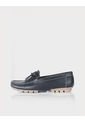 Mocasin Thea Cuero Negro de Stivali
