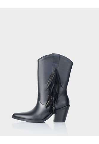 Texana Nogales Cuero Negro Stivali