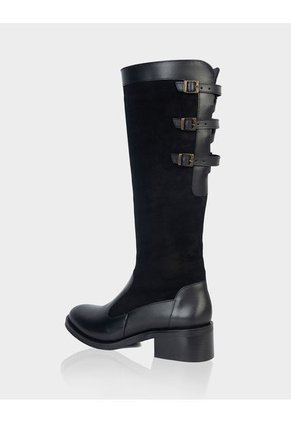 Bota Urbe Cuero Negro