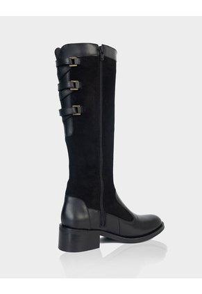 Bota Urbe Cuero Negro