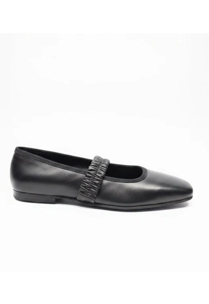 Baleta Bela Cuero Negro