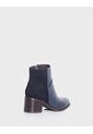 Botin Bianca Cuero Azul de Stivali