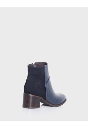 Botin Bianca Cuero Azul
