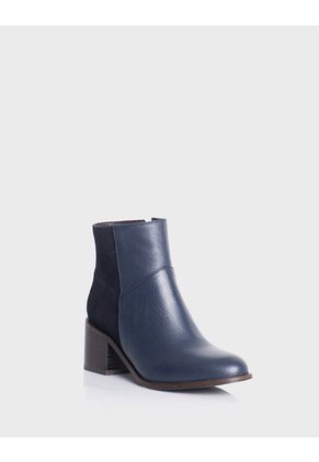 Botin Bianca Cuero Azul