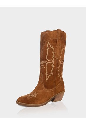 Bota Alada Gamuza Caramelo