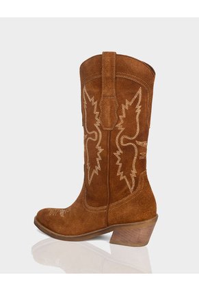 Bota Alada Gamuza Caramelo